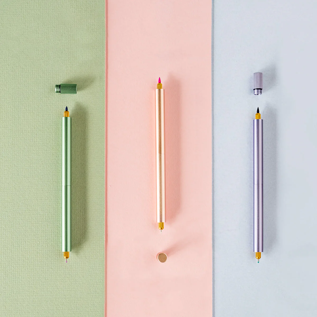 Rose Gold - Lumos Single - Refillable Multi-Tip Pen