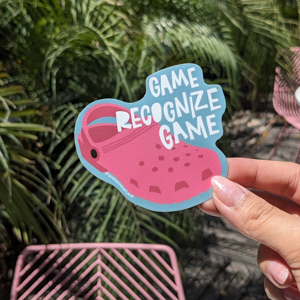 Game Recognize Game- Vinyl Sticker