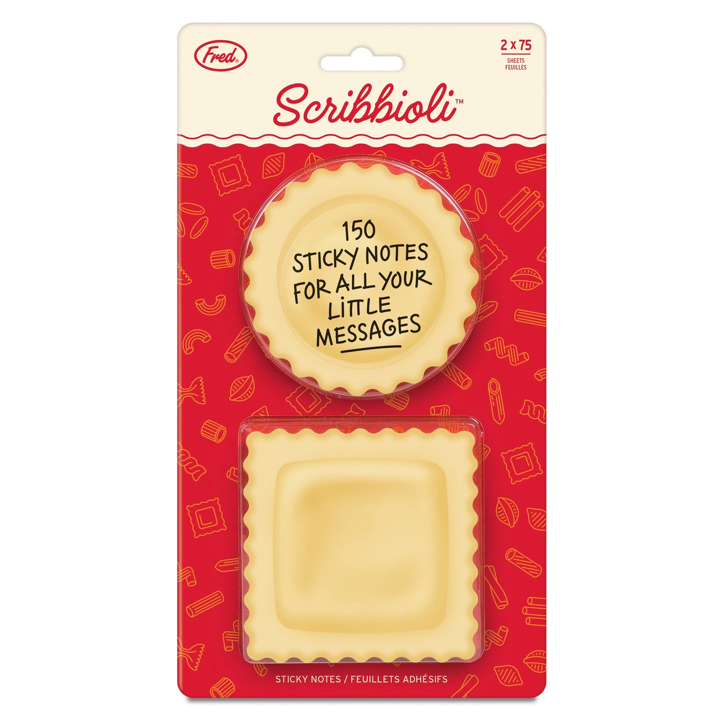 Scribbioli Ravioli Pasta - Sticky Notes