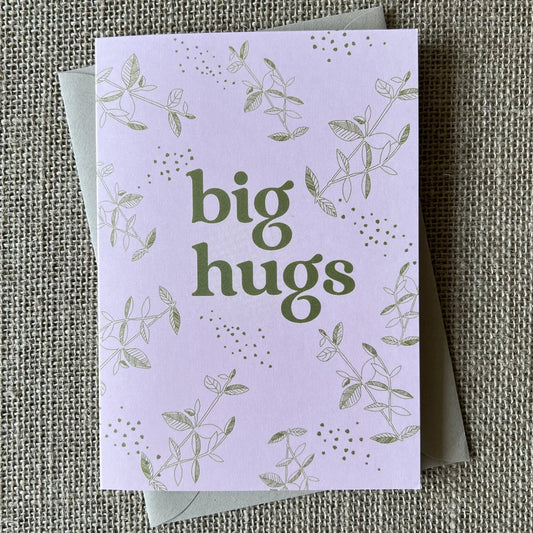 Brave Birds - Big Hugs Greeting Card