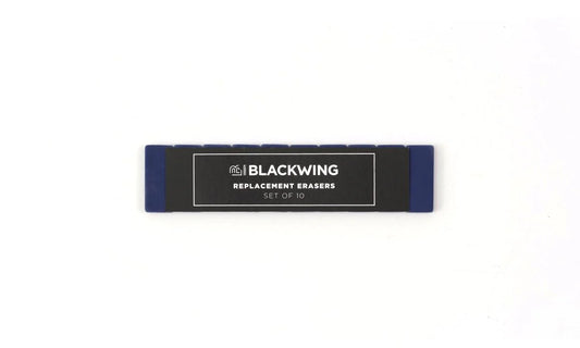 Blackwing - Navy Blue Eraser Replacements - Set of 10