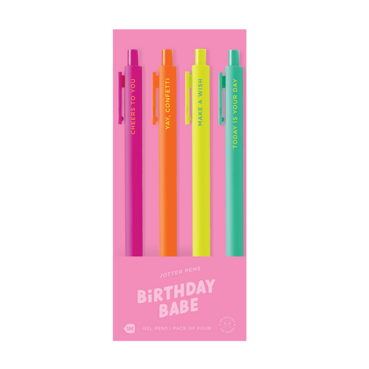 Birthday Babe - Jotter Set - Set of 4