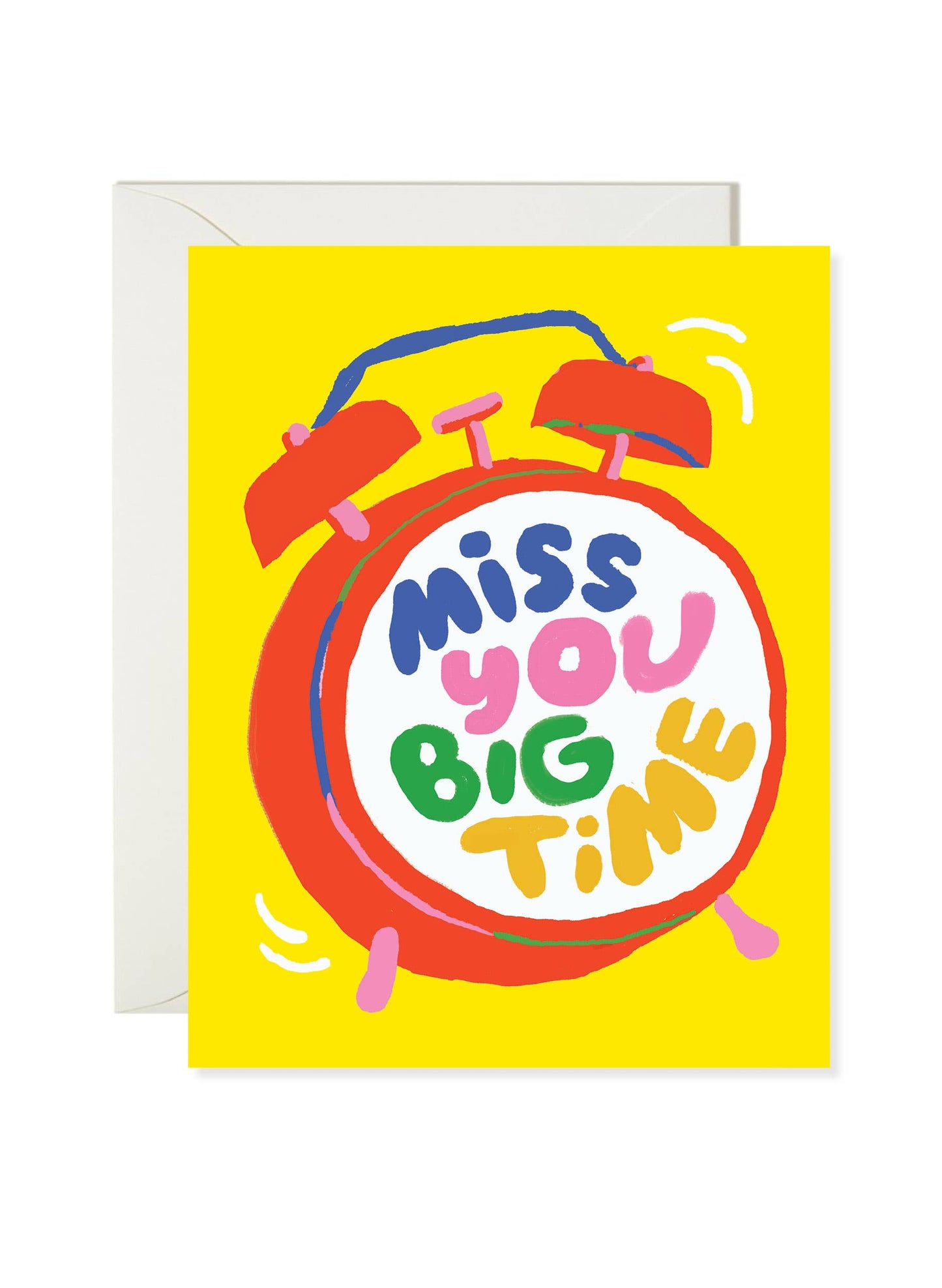 Miss You Big Time - Retro Inspired Thinking of you Card