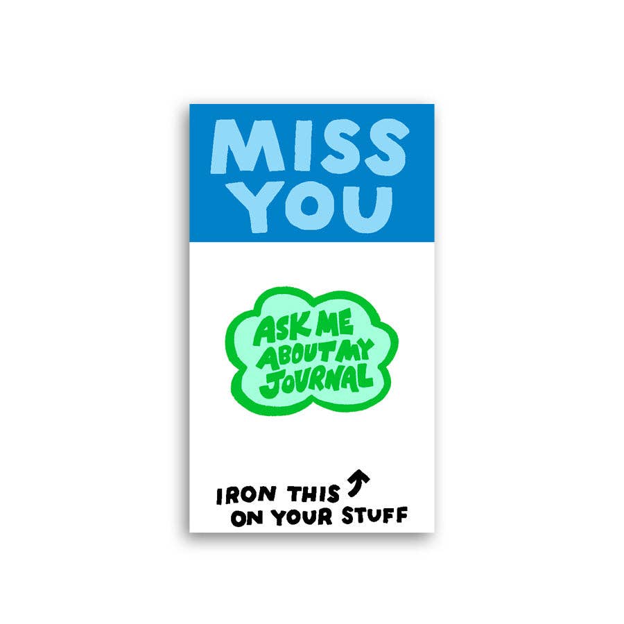 Journal L'il Something - Miss You Card - Iron-On Art