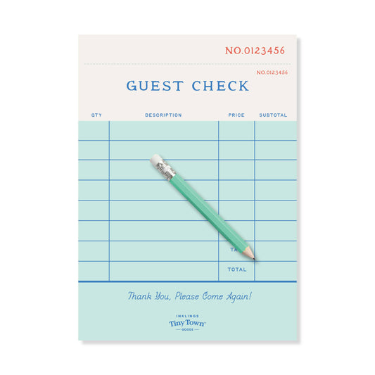 Inklings Paperie - Inklings Tiny Town™ Play Notepad - Guest Check
