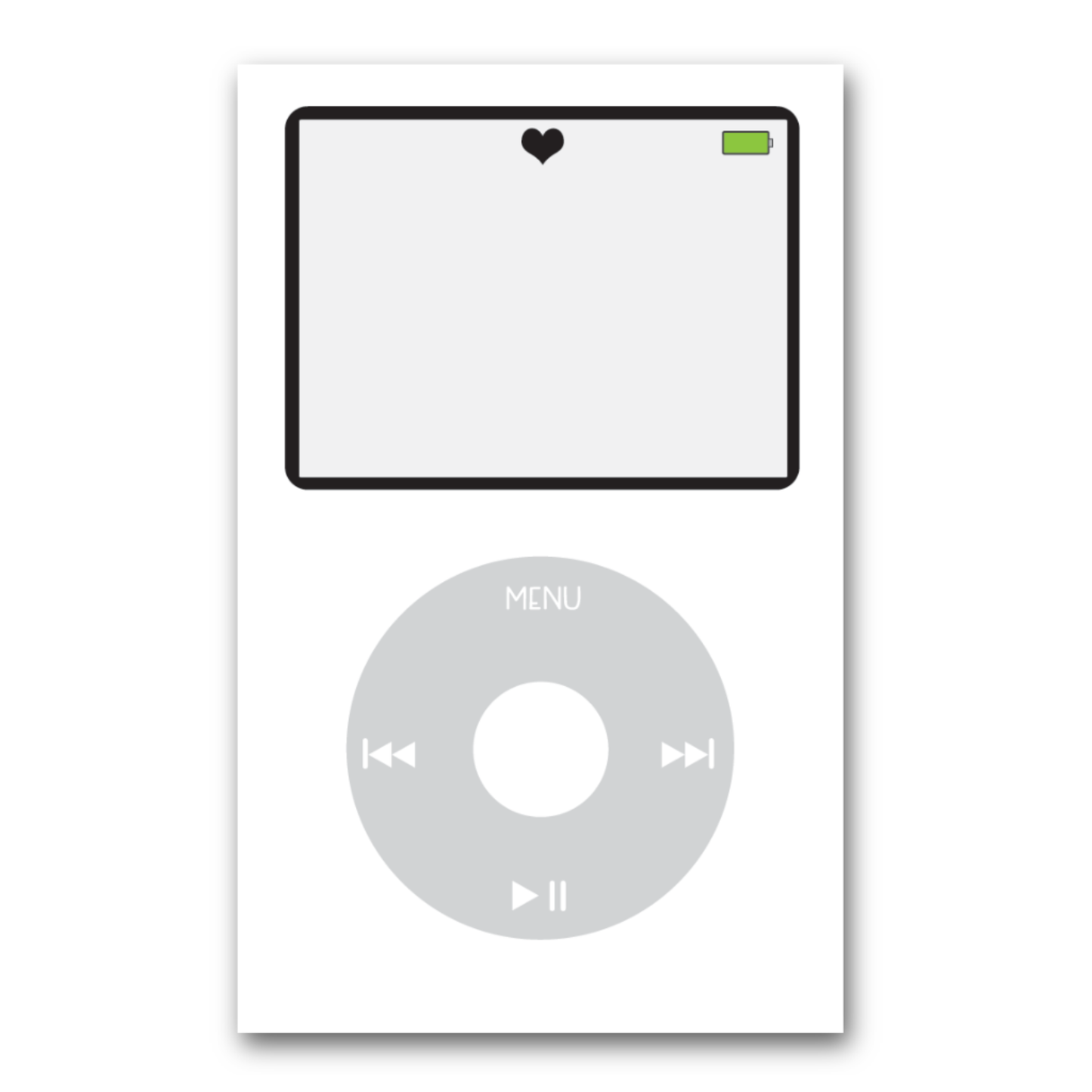 iParody Card - Mini Notecard Set of 60 