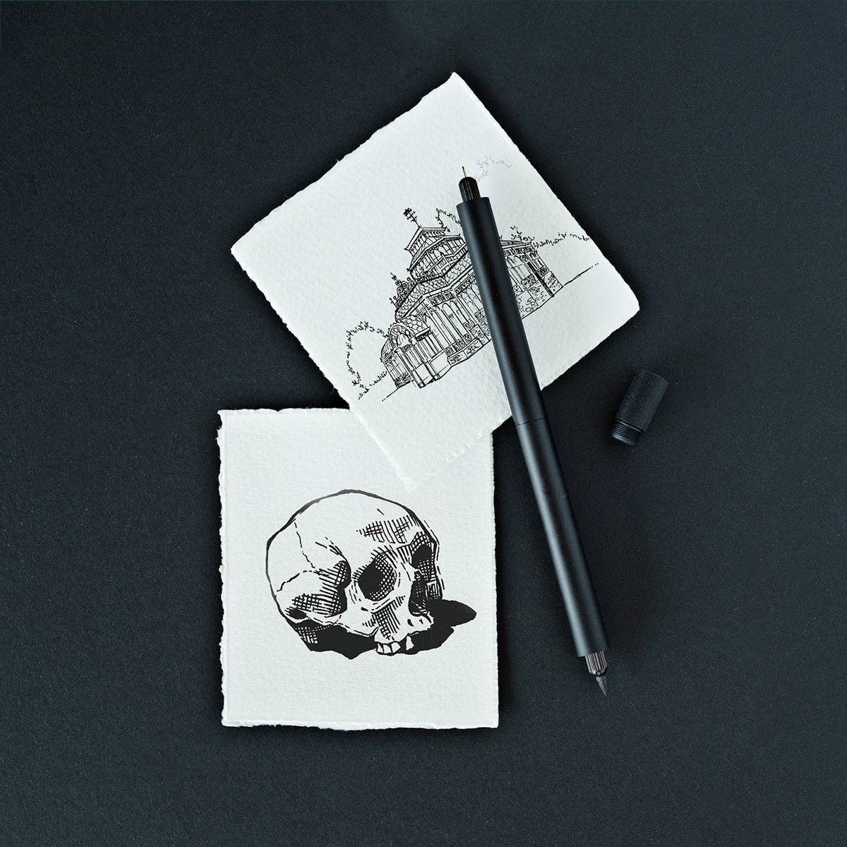 Matte Black - Lumos Duo - Refillable Multi-Tip Pen