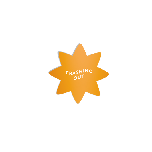 Crashing Out - Sticker