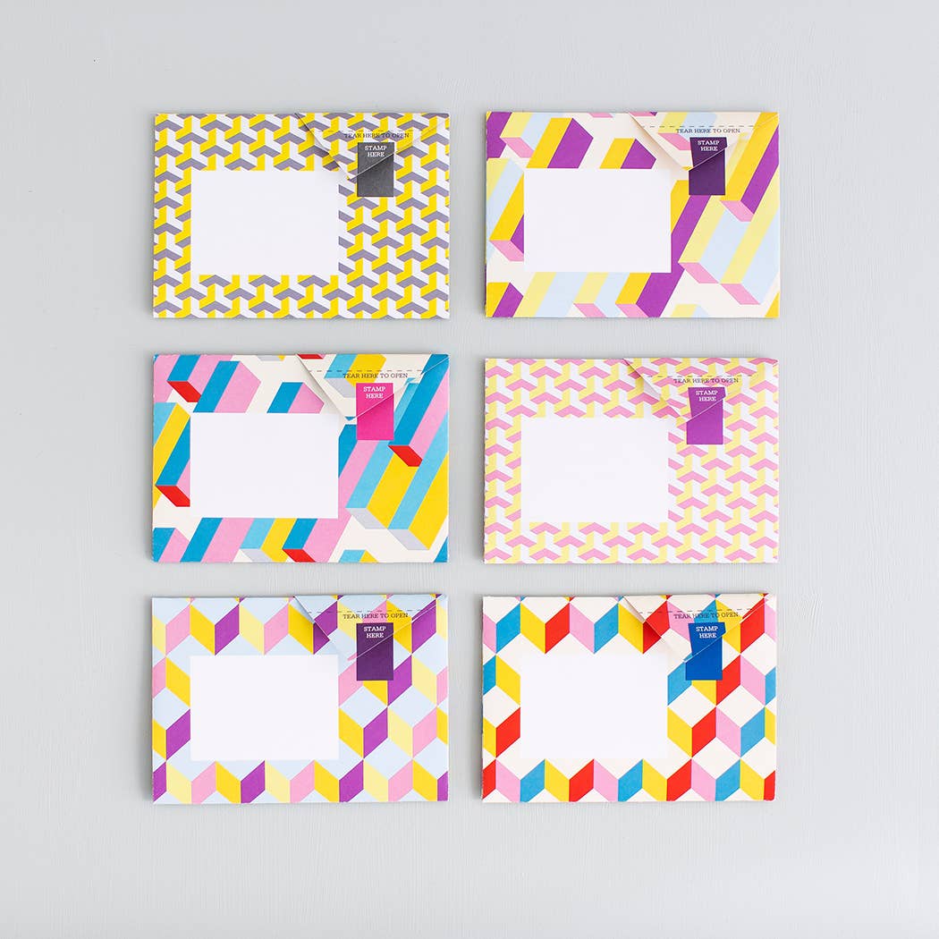 Urban - Pigeon Folding Letter Set of 6