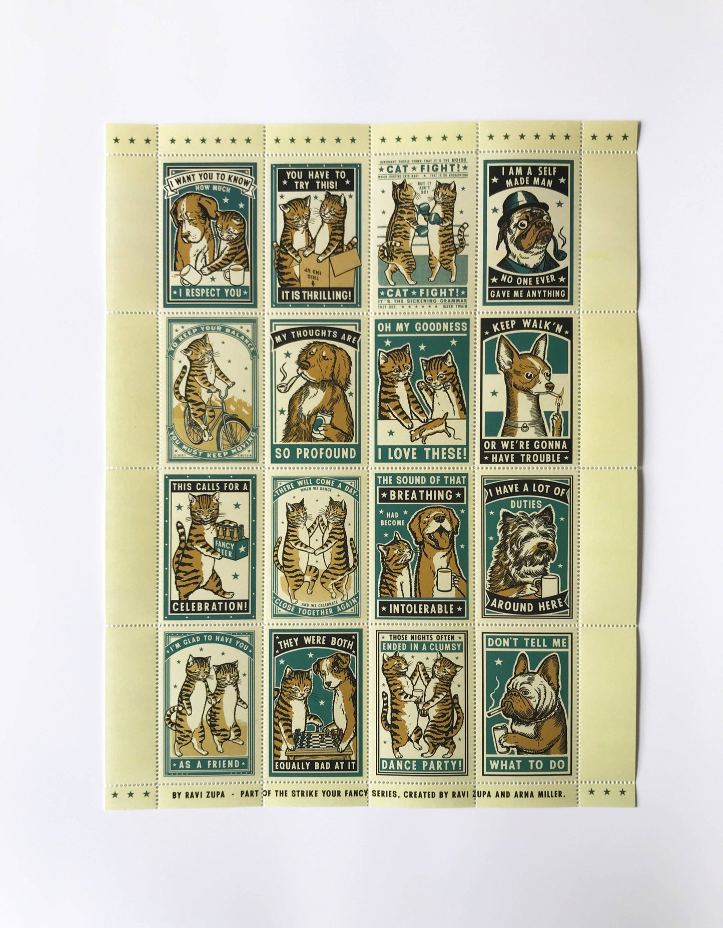 Complicated Friendships - Lick & Stick Stamps