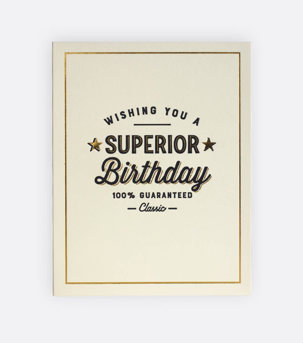 Elum Designs - Superior Birthday - Greeting Card