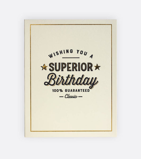 Elum Designs - Superior Birthday - Greeting Card