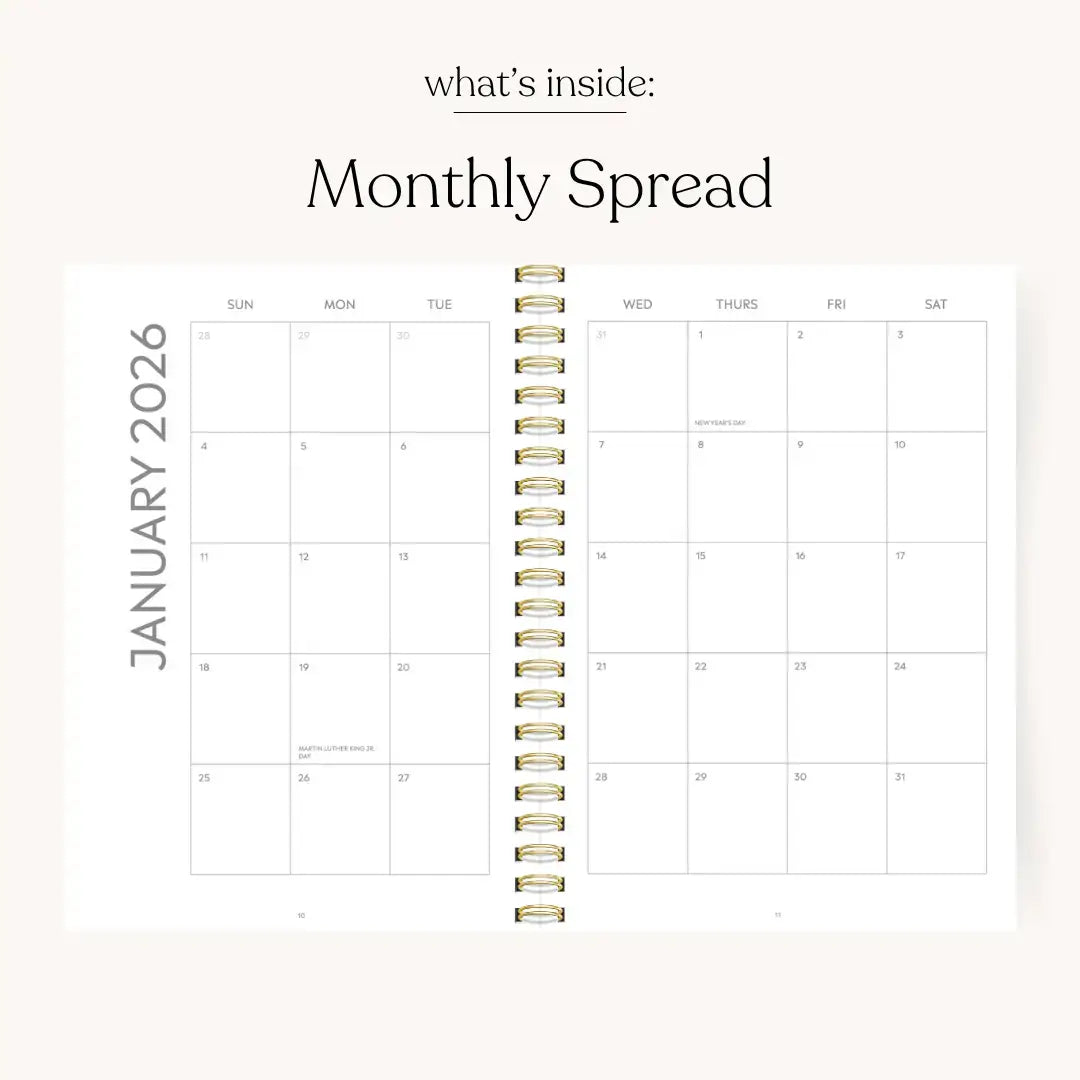 Rosemary 2027 Yearly Planner: 7x9
