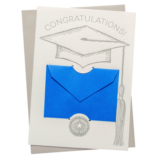 Color Box Design & Letterpress - Graduation | Gift Card Holder