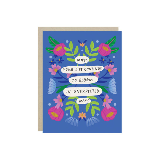 Barone and Co. - Bloom Unexpected Birthday Card
