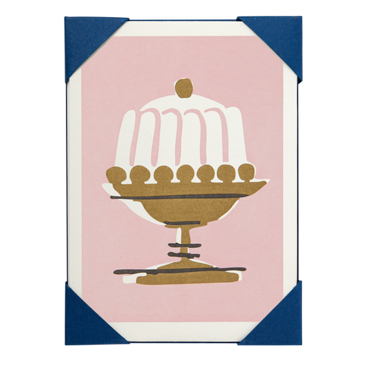 Jelly Cake  - Notelet Card - Pack of 5