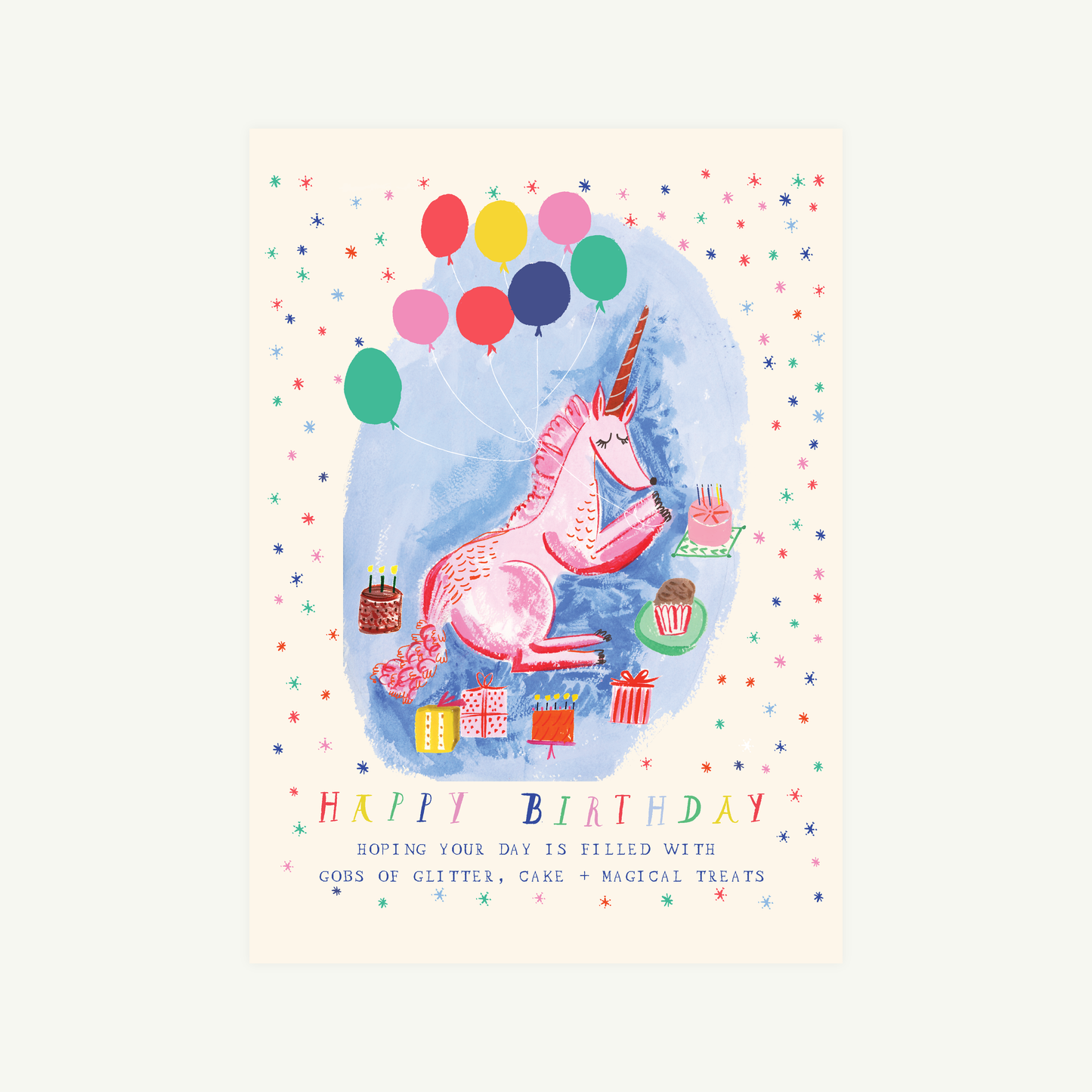 A Most Magical Unicorn - Birthday Greeting Card