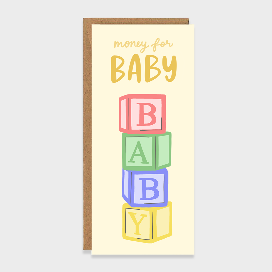Money for Baby Money Holder Card