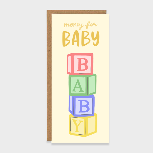 Money for Baby Money Holder Card
