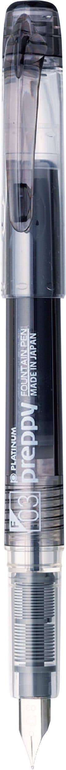 Black - Fine - Platinum Preppy