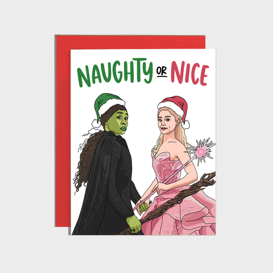 Brittany Paige - Naughty of Nice Witch Holiday Card