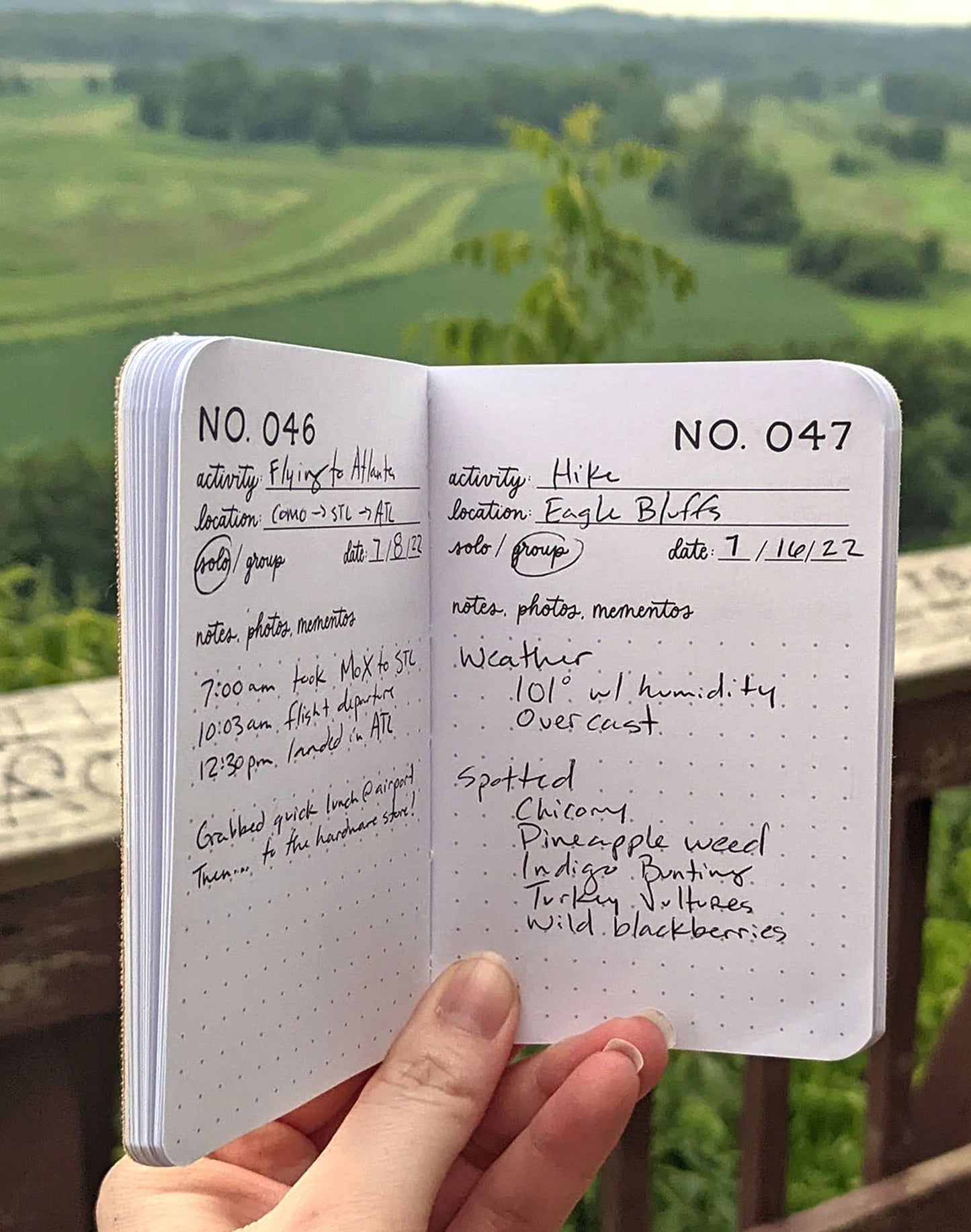 One Hundred Adventures Mini Journal