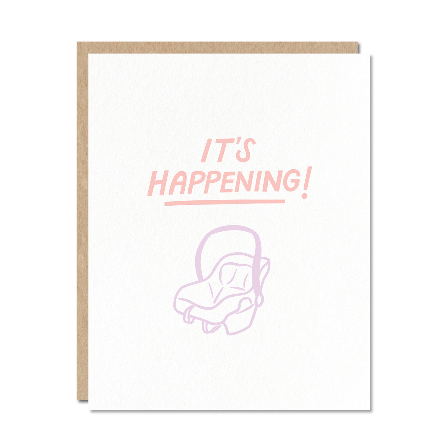 It's Happening! - New Baby + Baby Shower Card