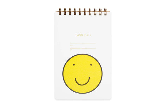 Task Pad Notebook - Smiley Face