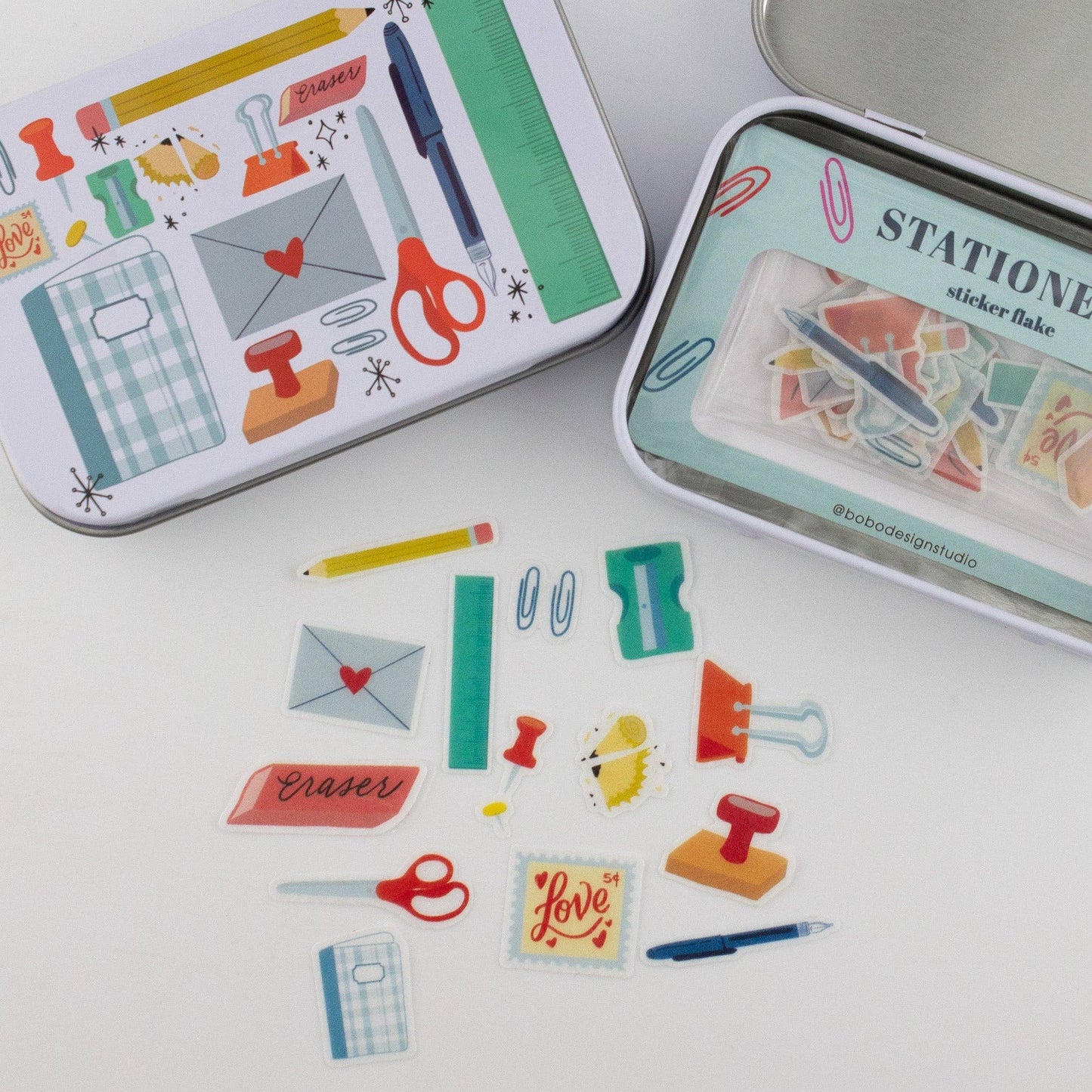 Stationery Lovers - Washi Flake and Trinket Tin