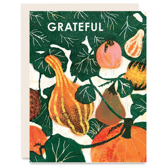 Heartell Press - Grateful Gourds Fall Gratitude Card