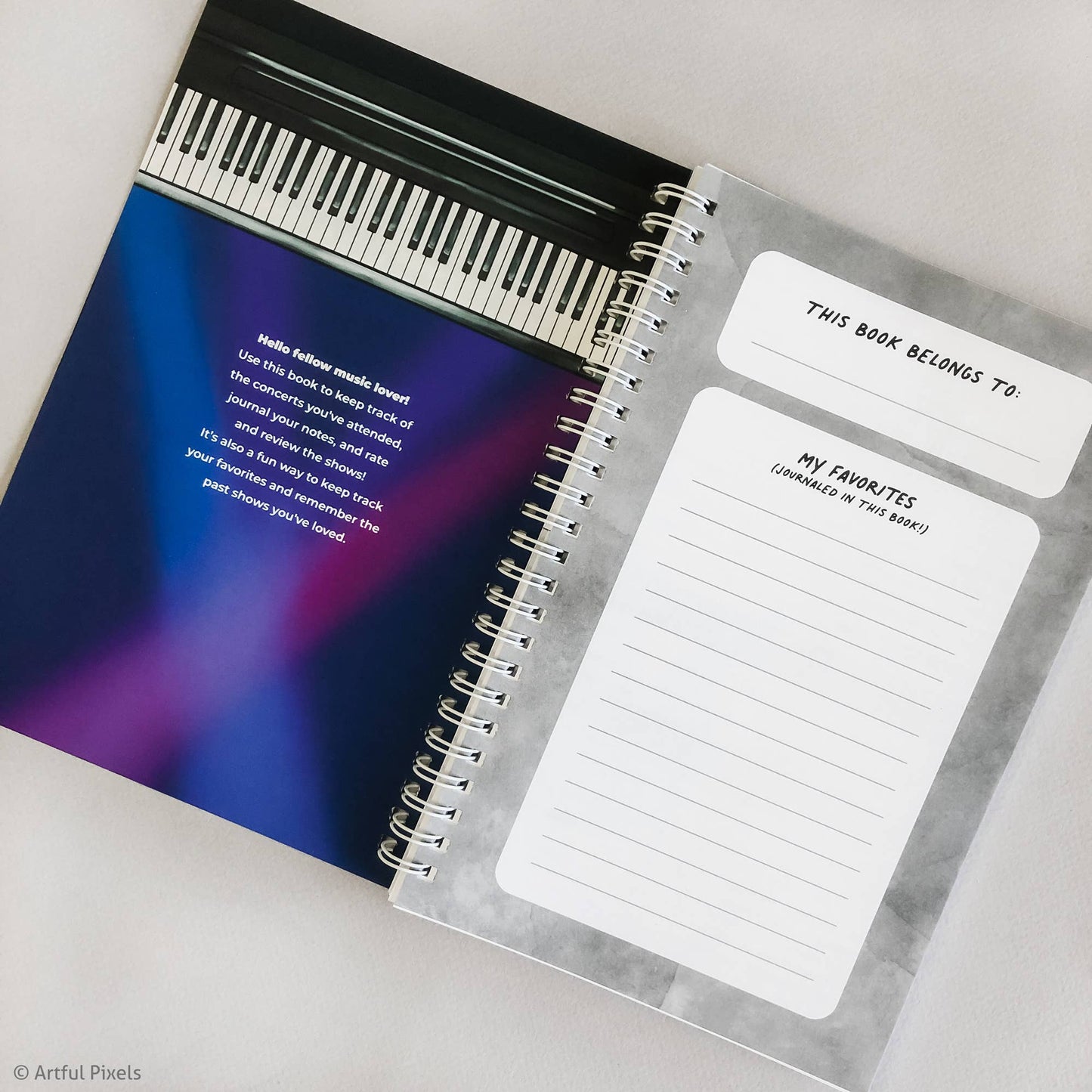 Concert Logbook - Music Lover Journal