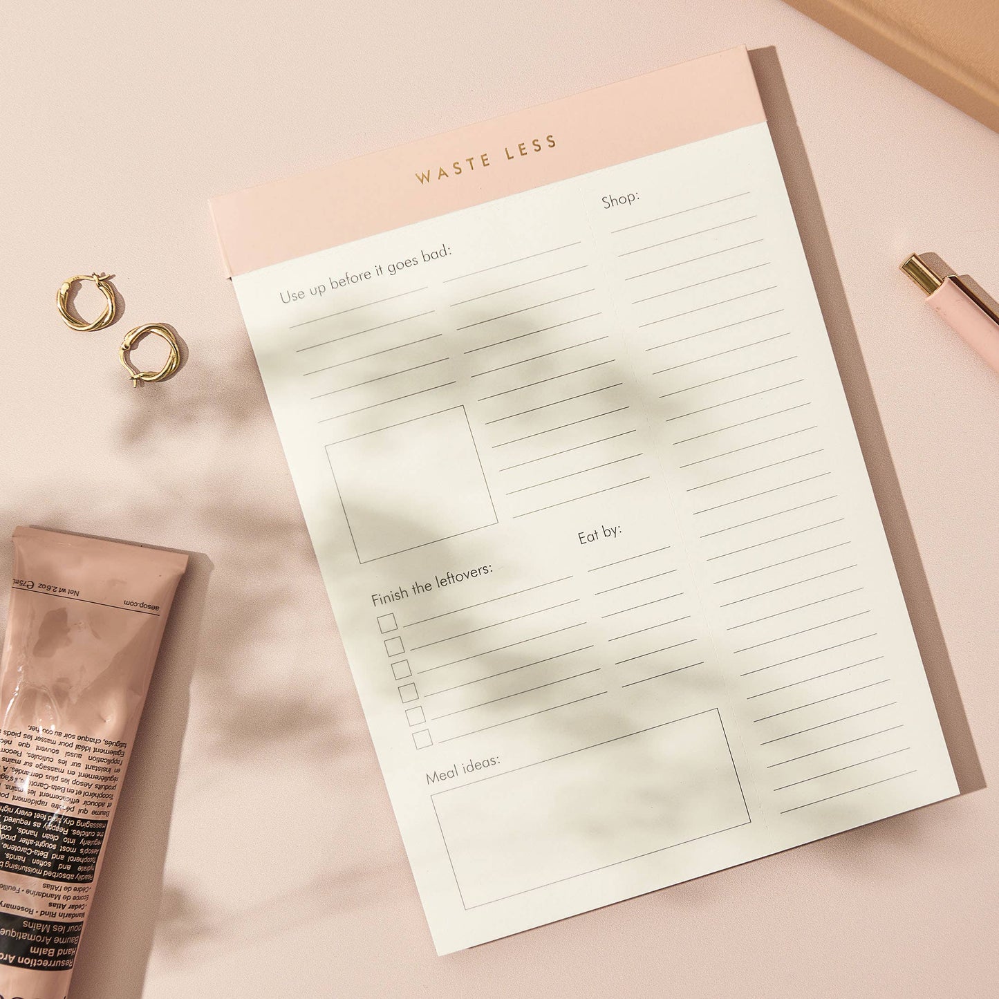 Waste Less - Reduce Food Waste Notepad