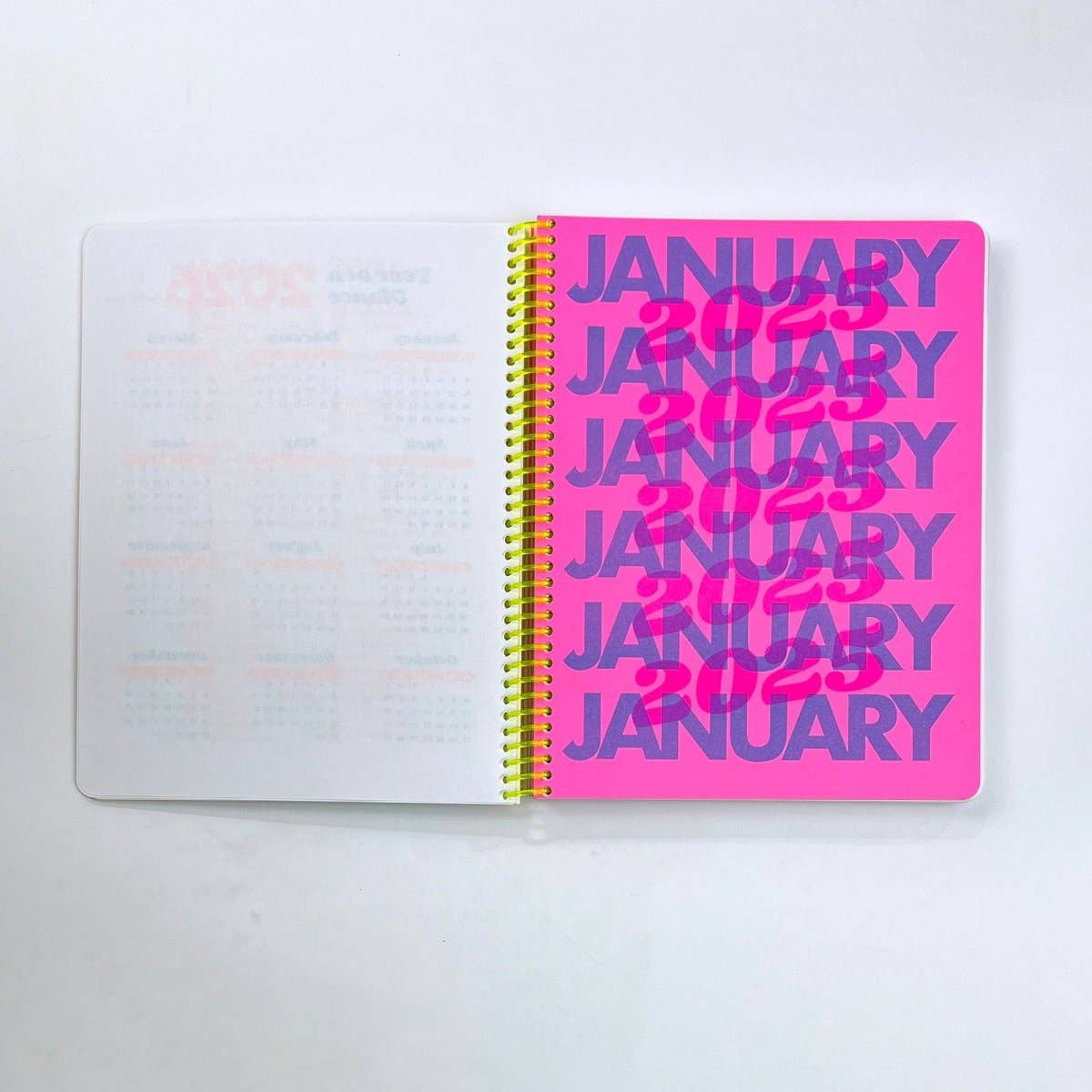 2027 Dated Planner - Riso Printed, 200+ Pages, Spiral Bound: Iridescent Balloons