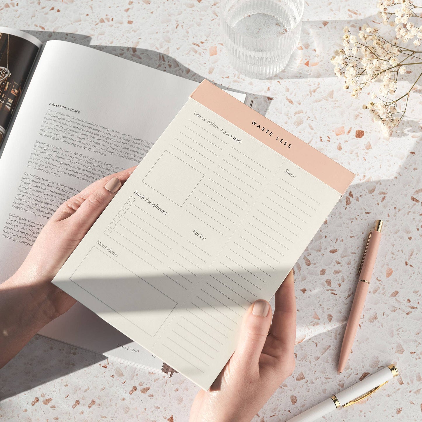 Waste Less - Reduce Food Waste Notepad