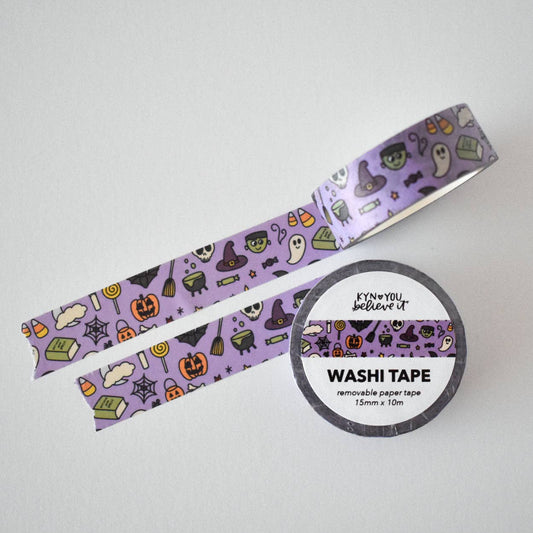 Kyn You Believe It - Halloween Pattern Washi Tape | Spooky Fall Washi
