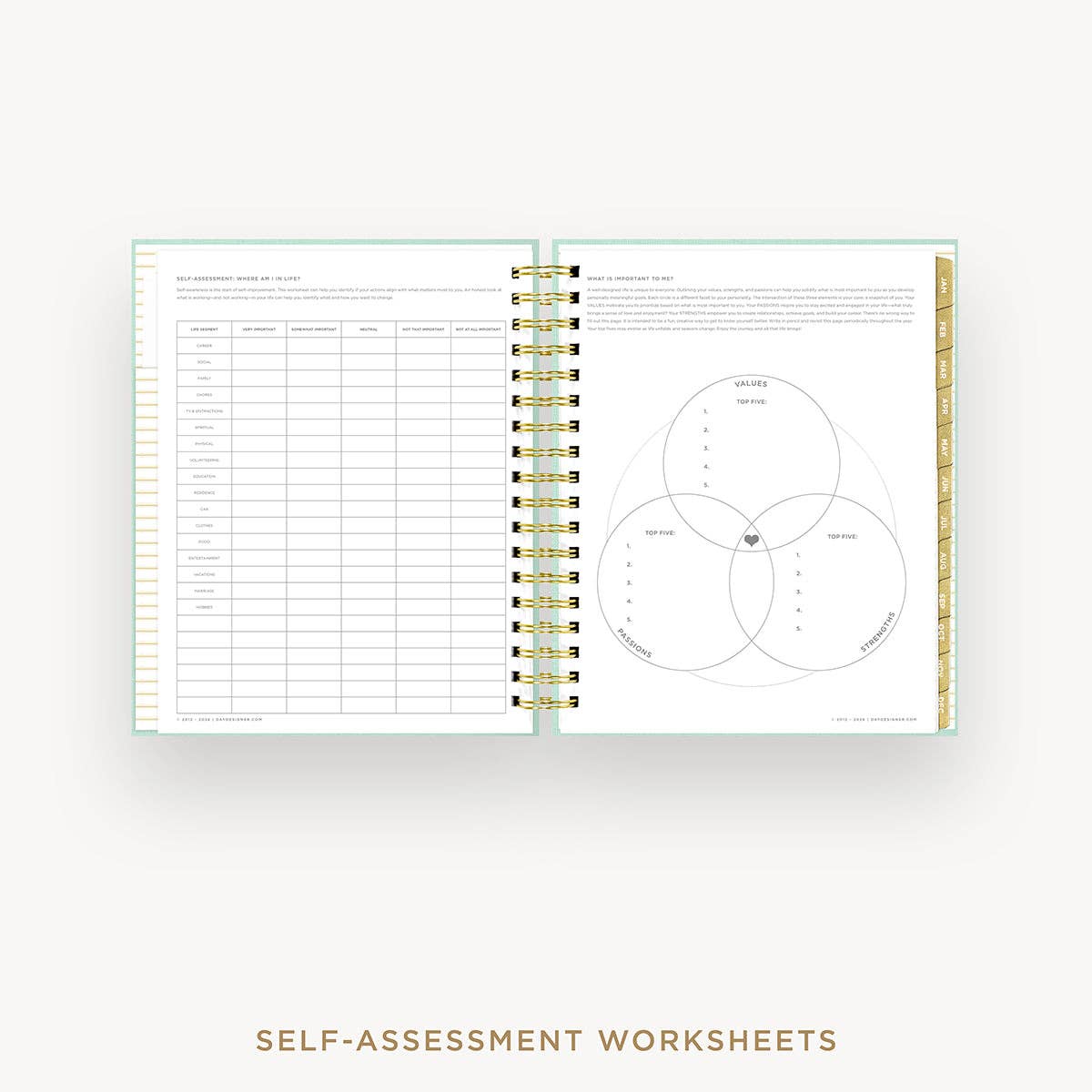 2027 Daily Planner: Sage Bookcloth