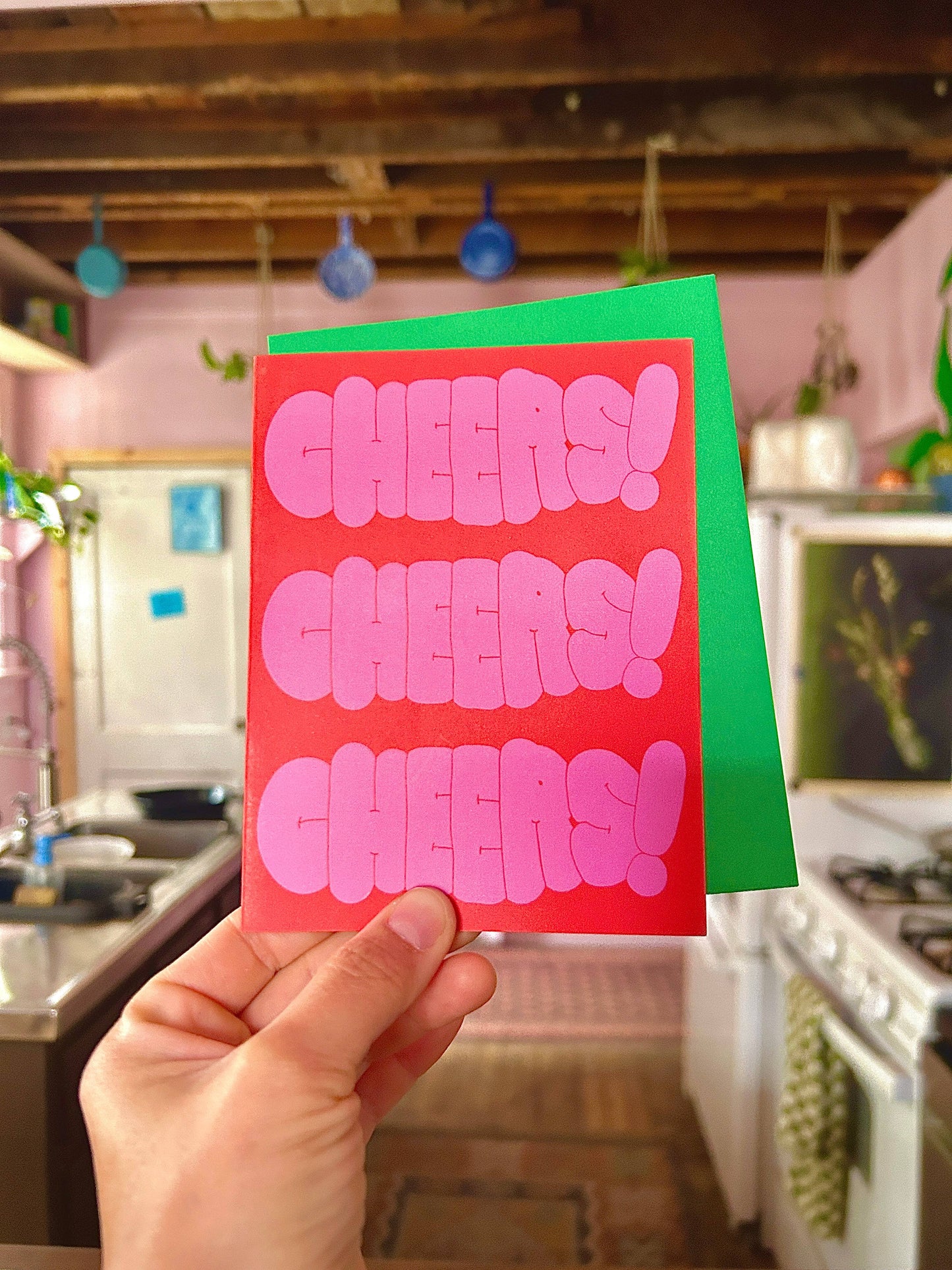 Cheers! Cheeers! - Greeting Card