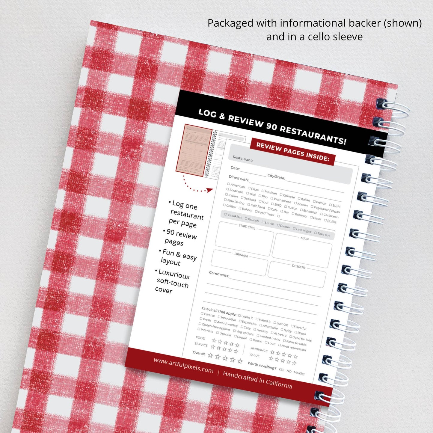 Restaurant Logbook - Journal to Log & Review Restaurants
