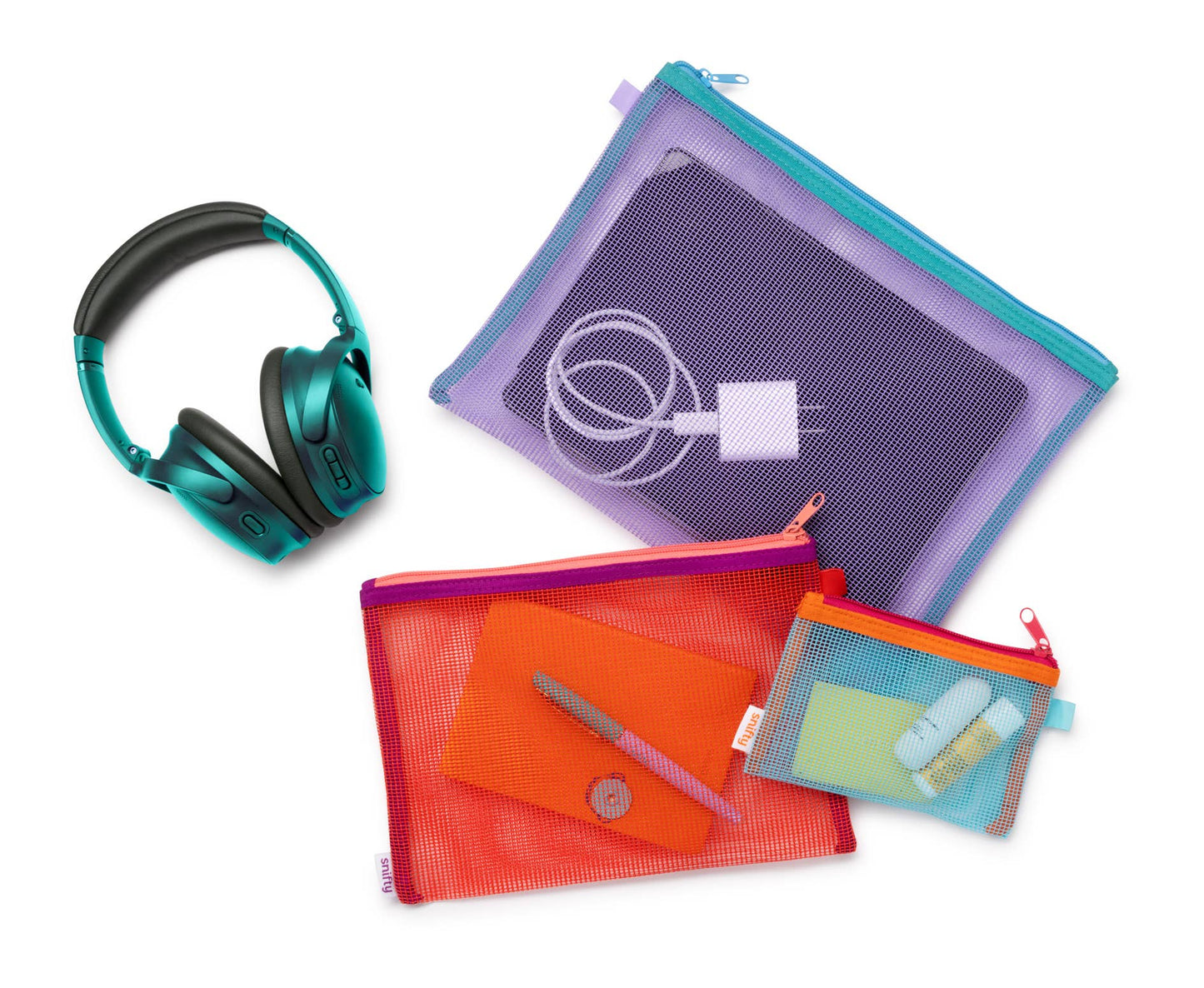 Sunset - Carry On Mesh Pouches - Set of 3