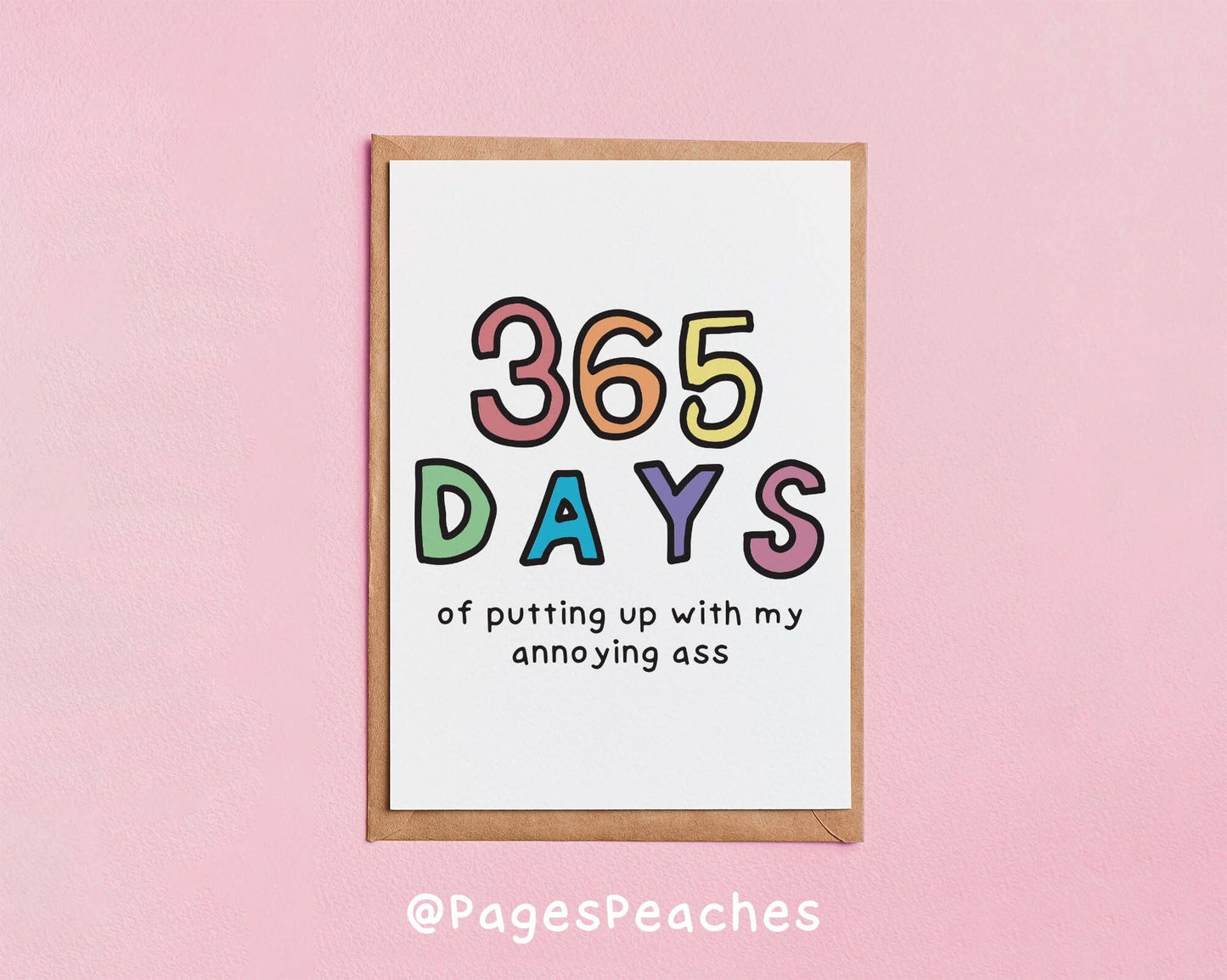 Page's Peaches - 365 Days Card