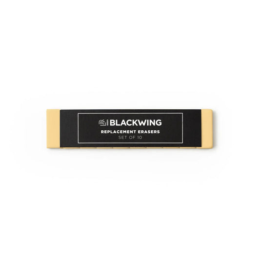 Blackwing - Cream Eraser Replacements - Set of 10