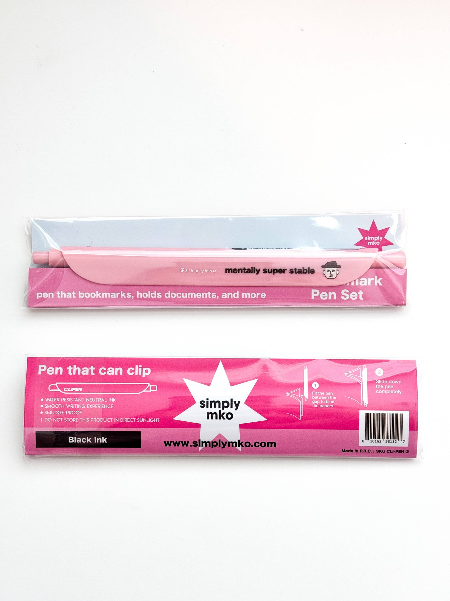 Mentally Super Stable - Bookmark Pen 