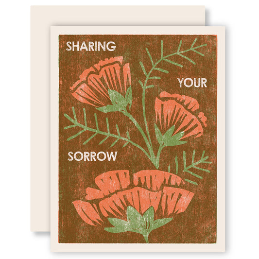 Heartell Press - Sharing Your Sorrow Sympathy Card