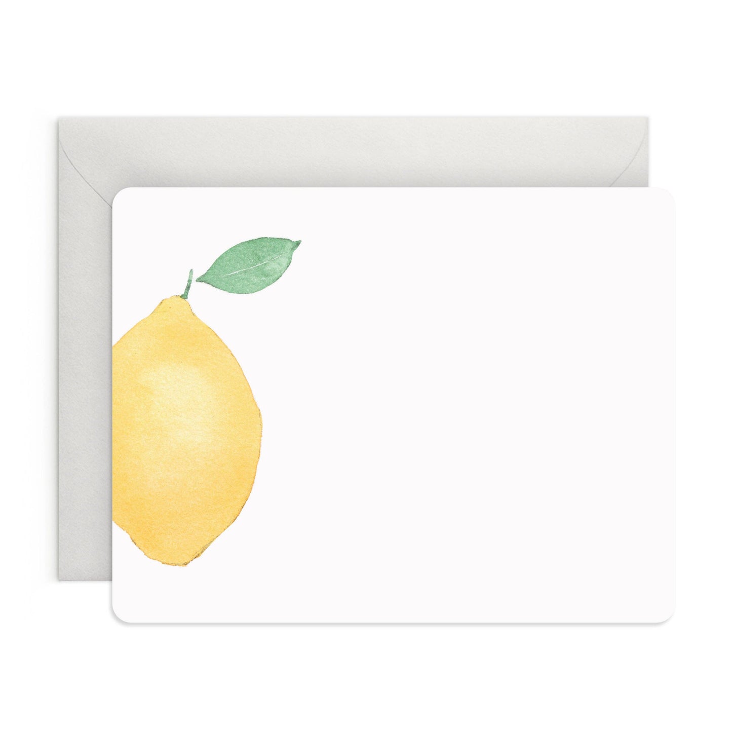 E. Frances Paper - Lemon Flat Note (Boxed set of 8)