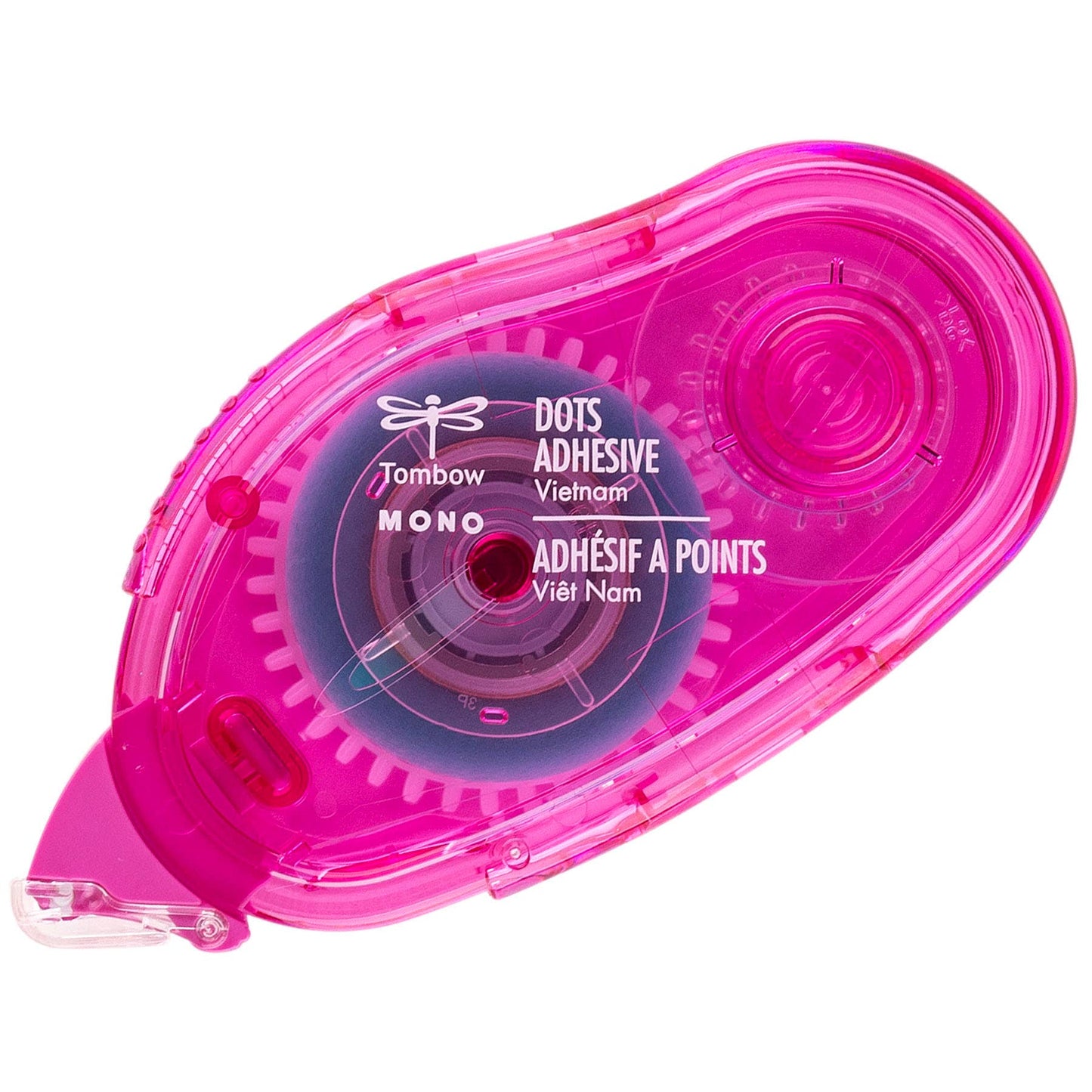 Pink - Dots Adhesive - Glue Tape Applicator