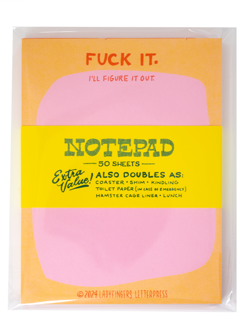 Fuck it. I'll Figure it Out - Risograph Notepad
