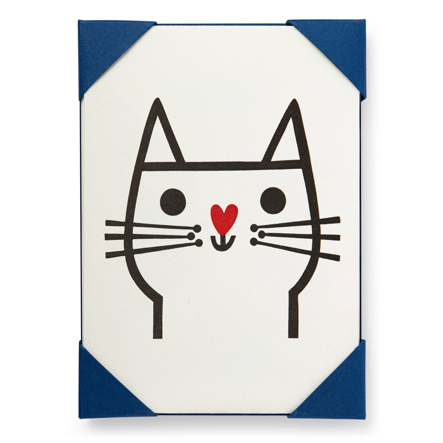 Cat by Jane Foster - Notelet Card - Pack of 5