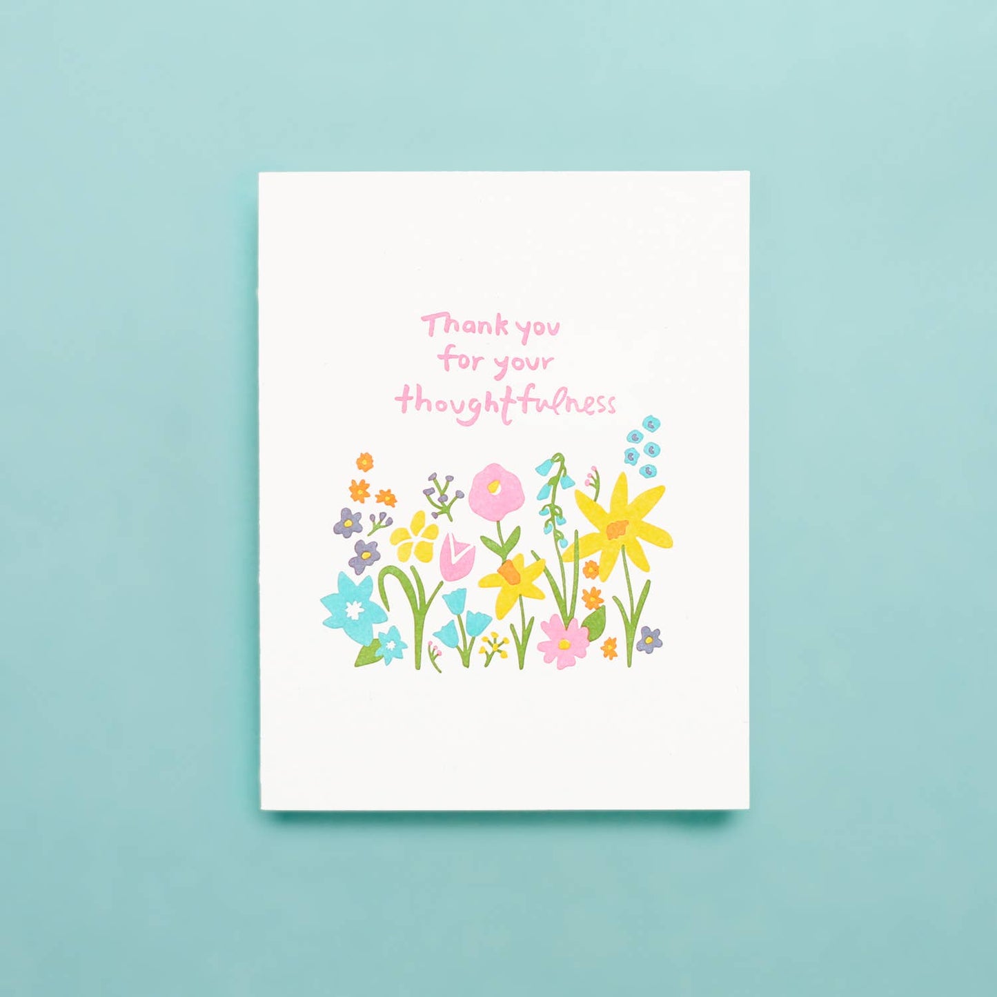Thoughtfulness - Letterpress Greeting Card
