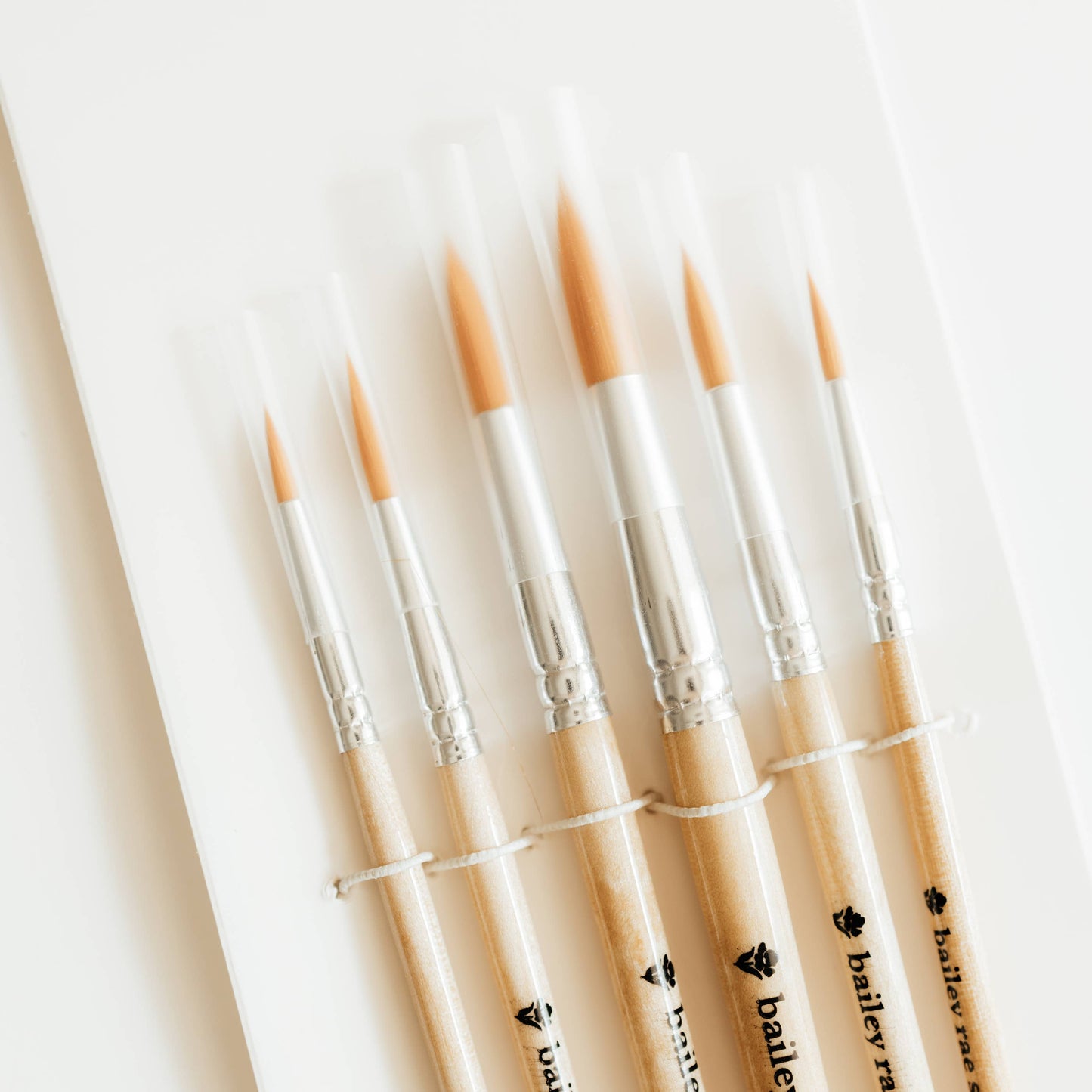 Round Tip Watercolor Brush Set - 6 Piece Set