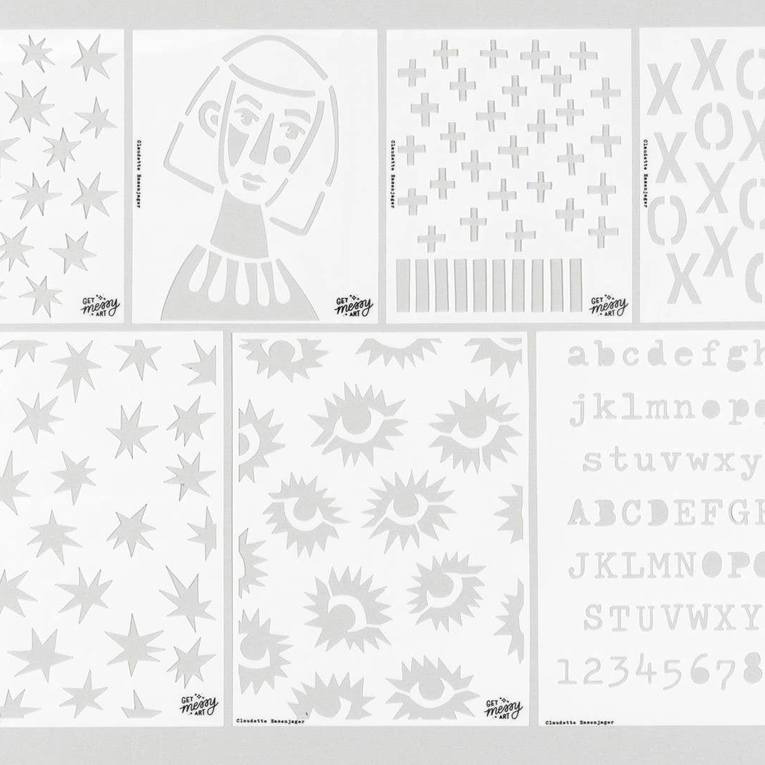 Stencil Pack - Set of 7